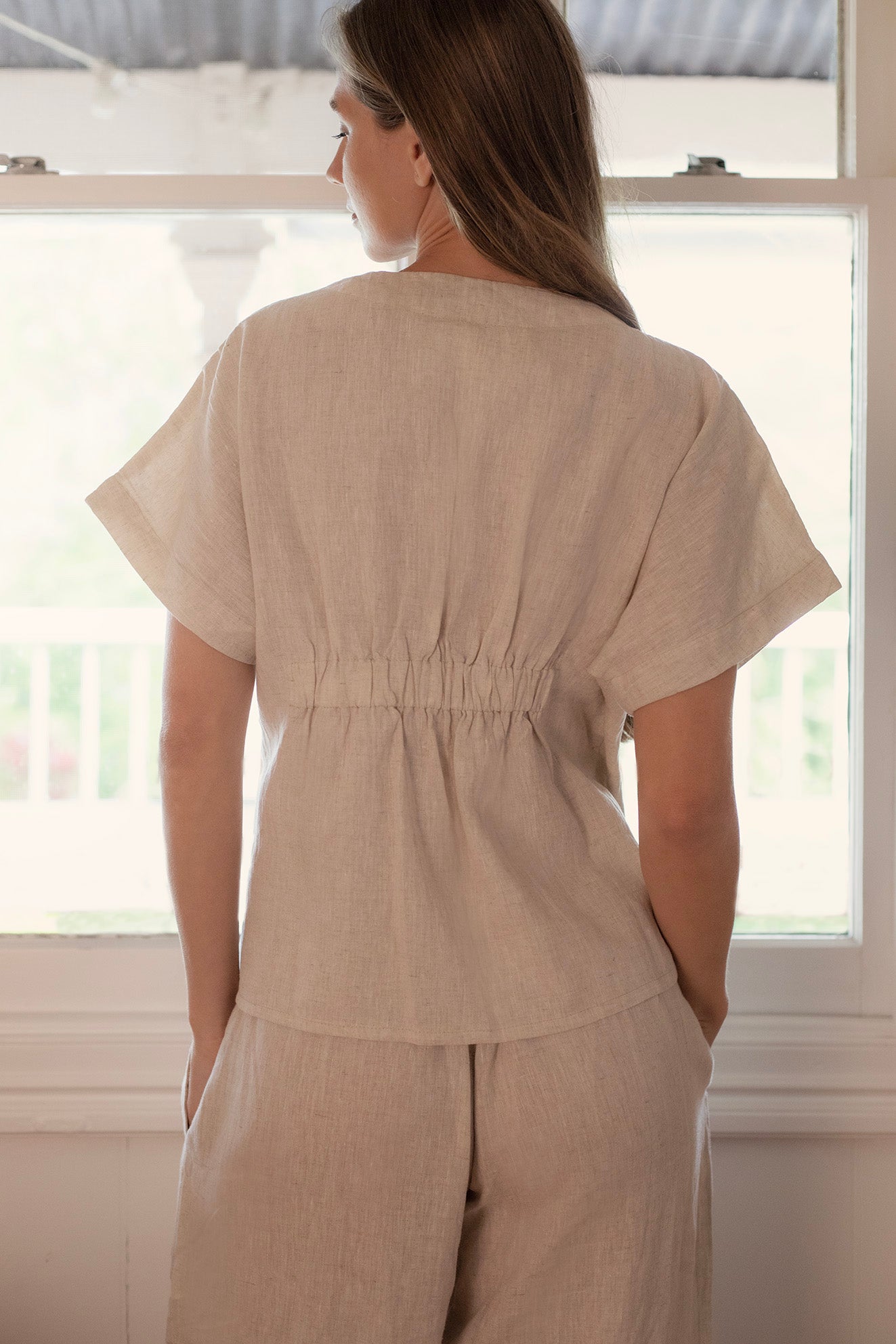 Liv Linen Top Natural