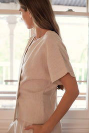 Liv Linen Top Natural