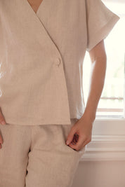 Liv Linen Top Natural