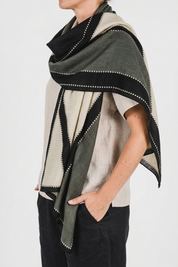 Classic Geometric Winter Scarf