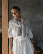 Nelle Linen Dress Warm White