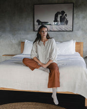 Paris Linen Pants Bark
