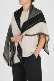 Classic Geometric Winter Scarf