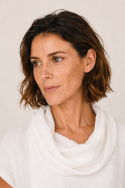 Hazel Linen Top Warm White
