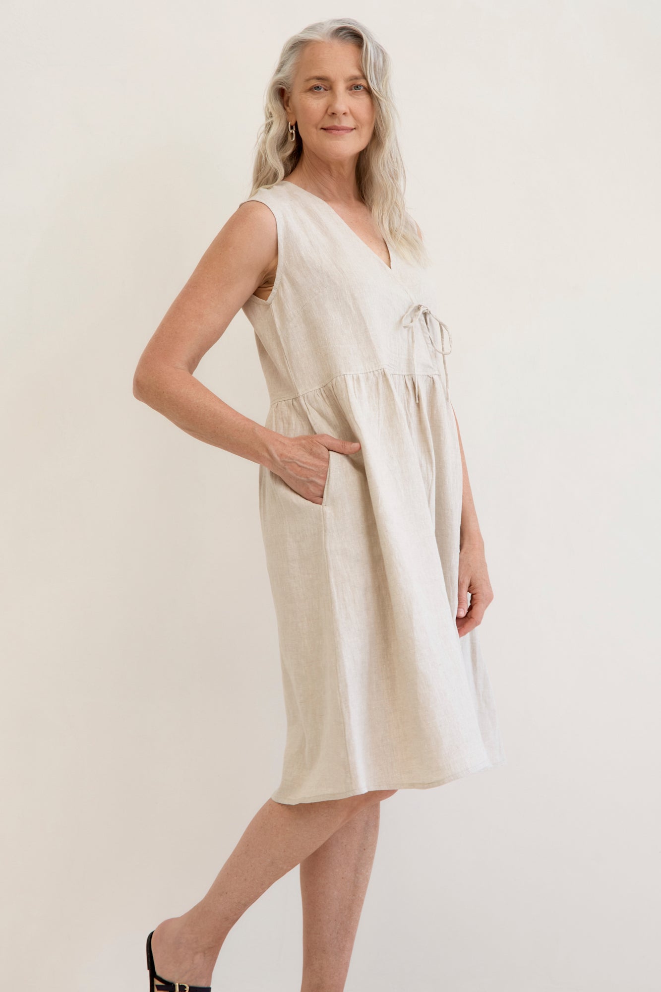 Tatum Linen Dress Natural