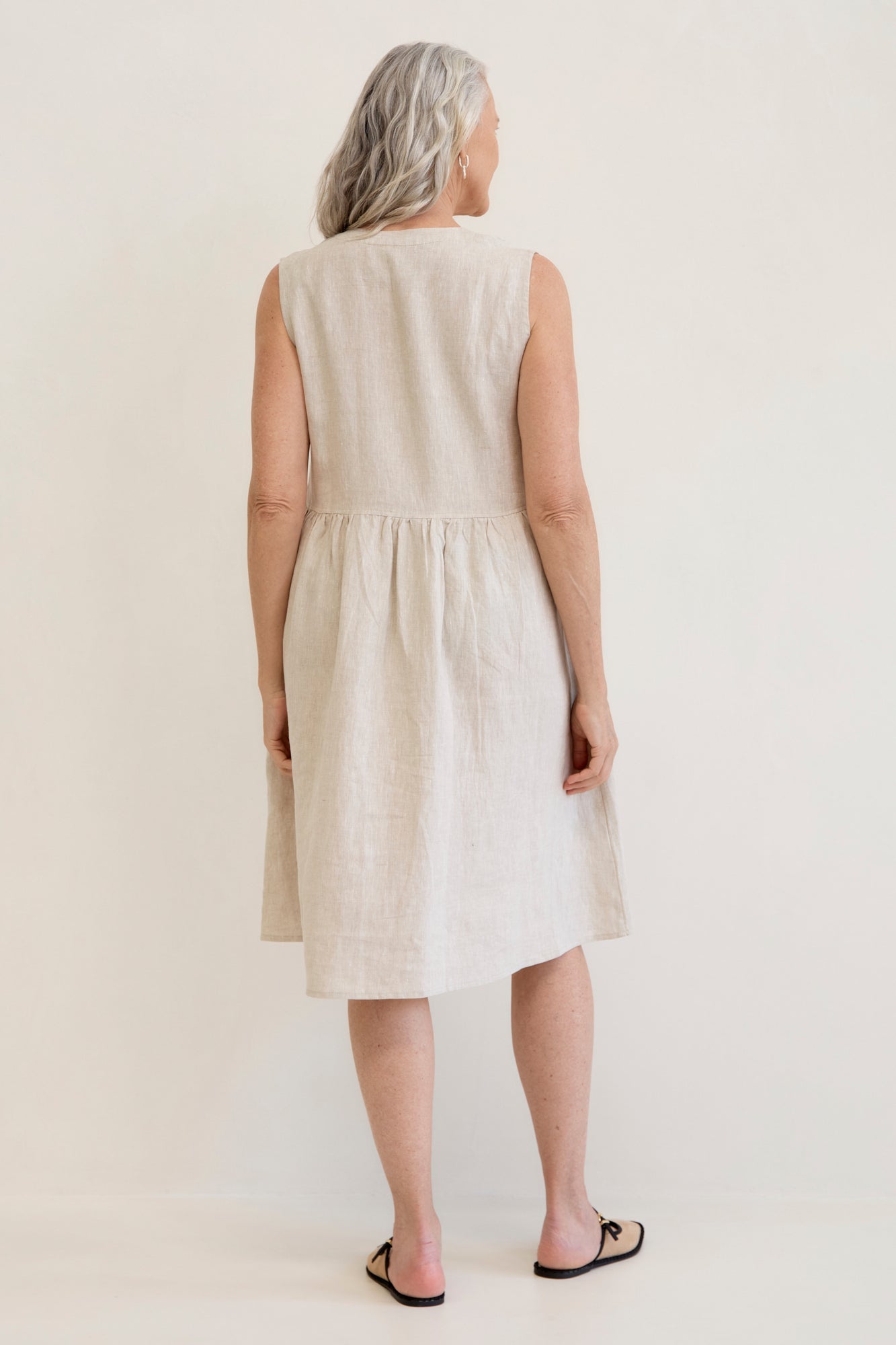 Tatum Linen Dress Natural