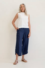 Palermo Linen Pants Navy