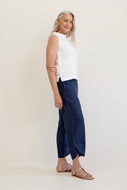 Palermo Linen Pants Navy