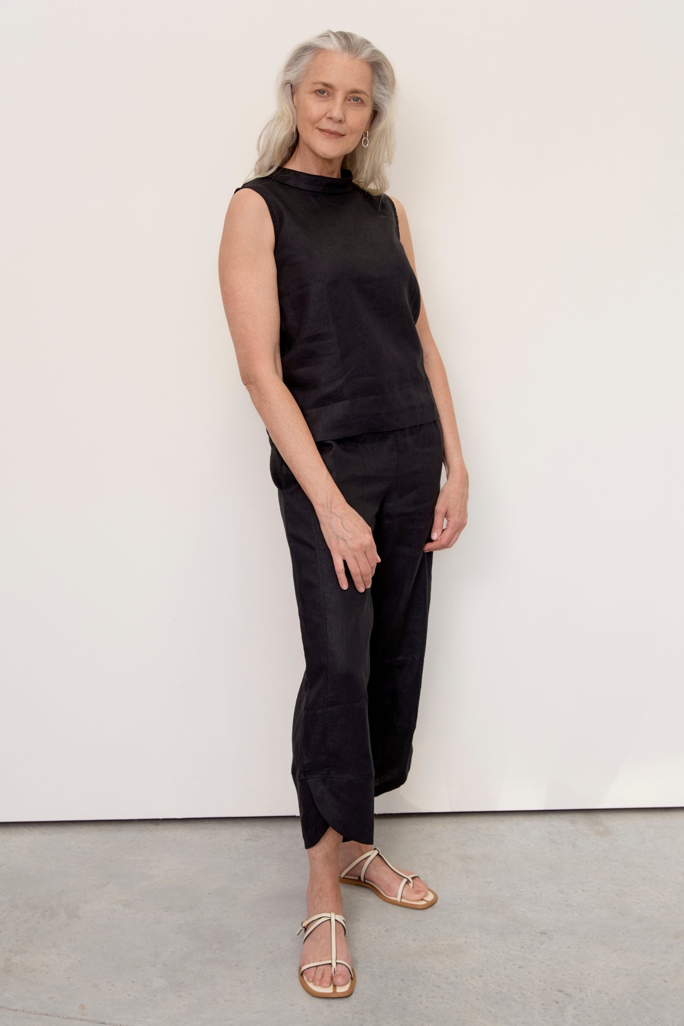 Palermo Linen Pants Black