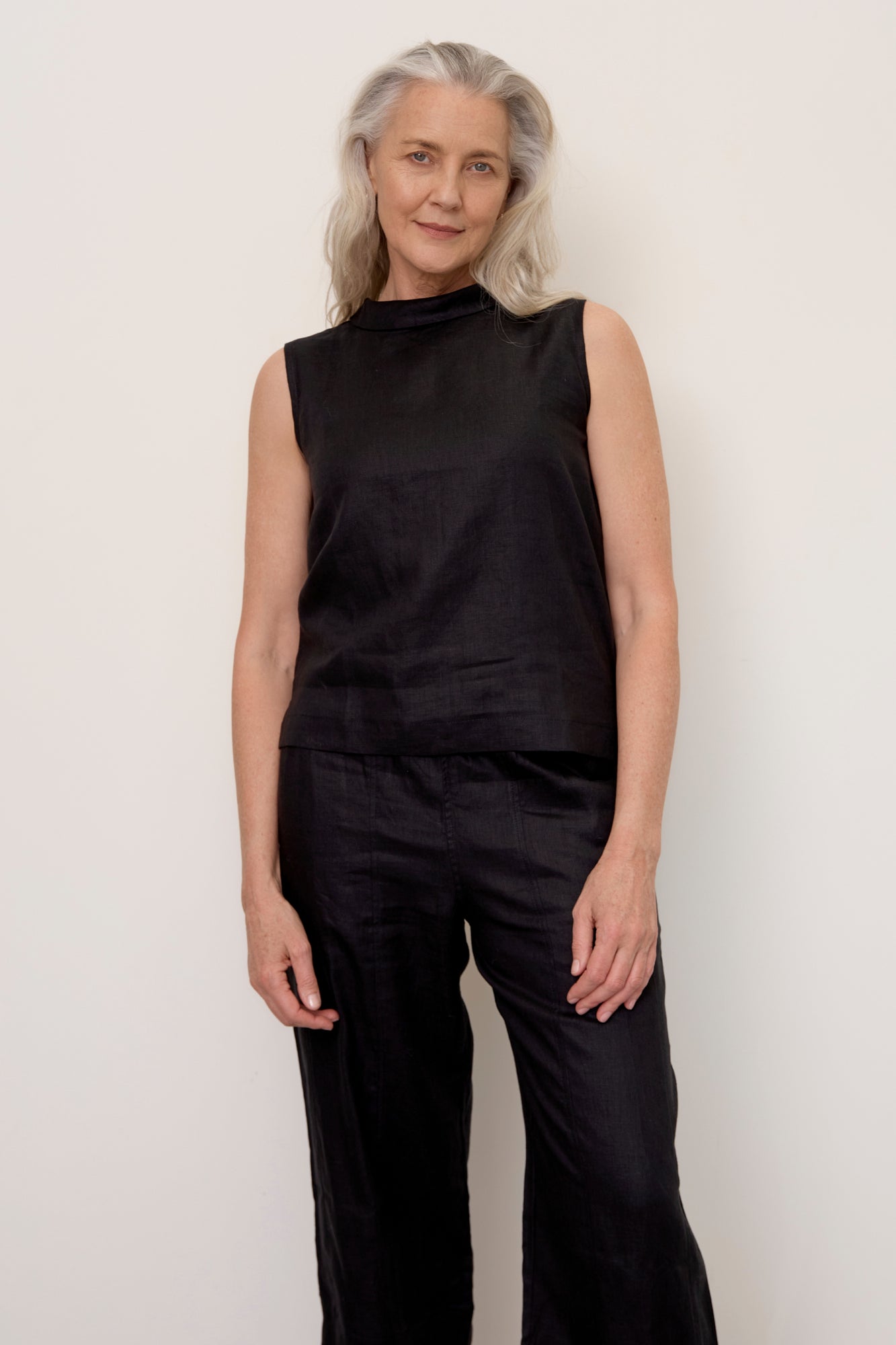 Palermo Linen Pants Black