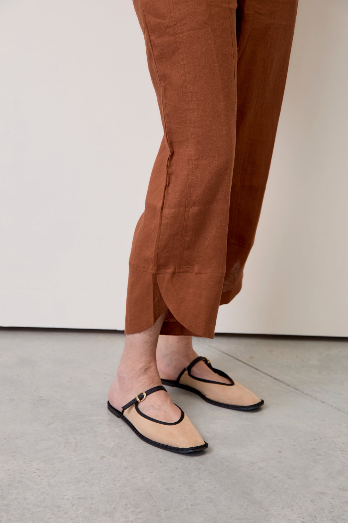 Palermo Linen Pants Bark