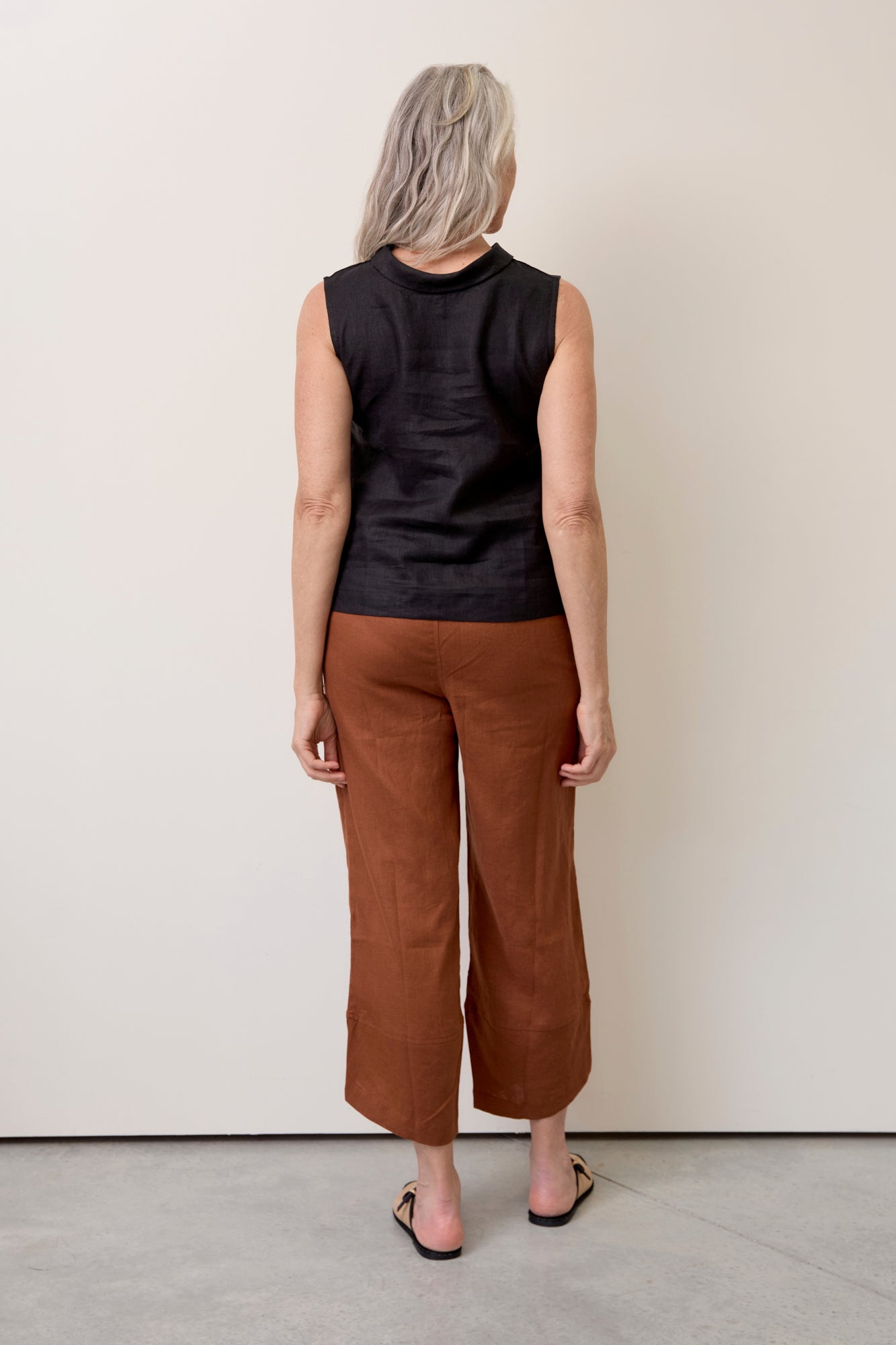 Palermo Linen Pants Bark