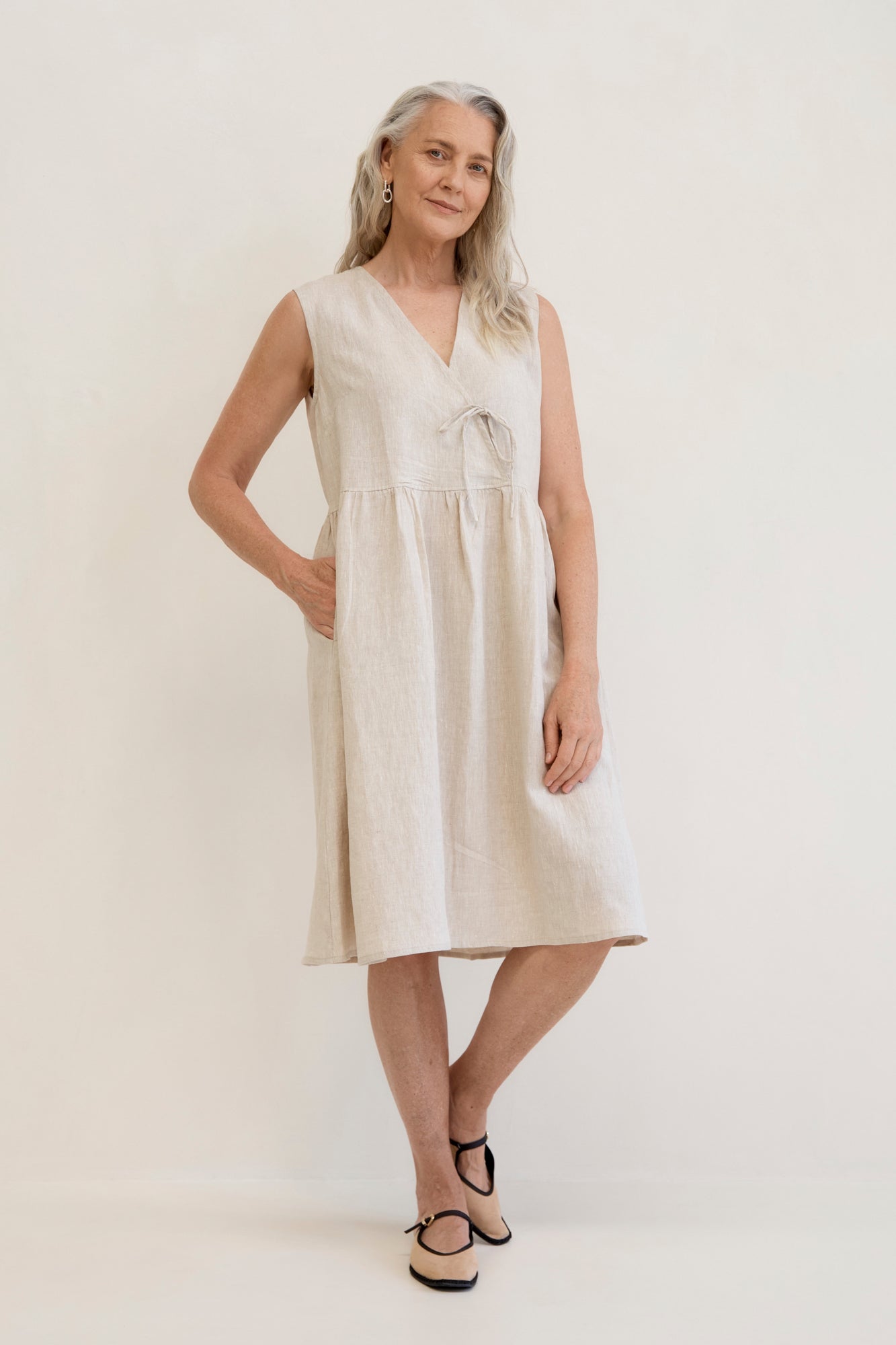Tatum Linen Dress Natural