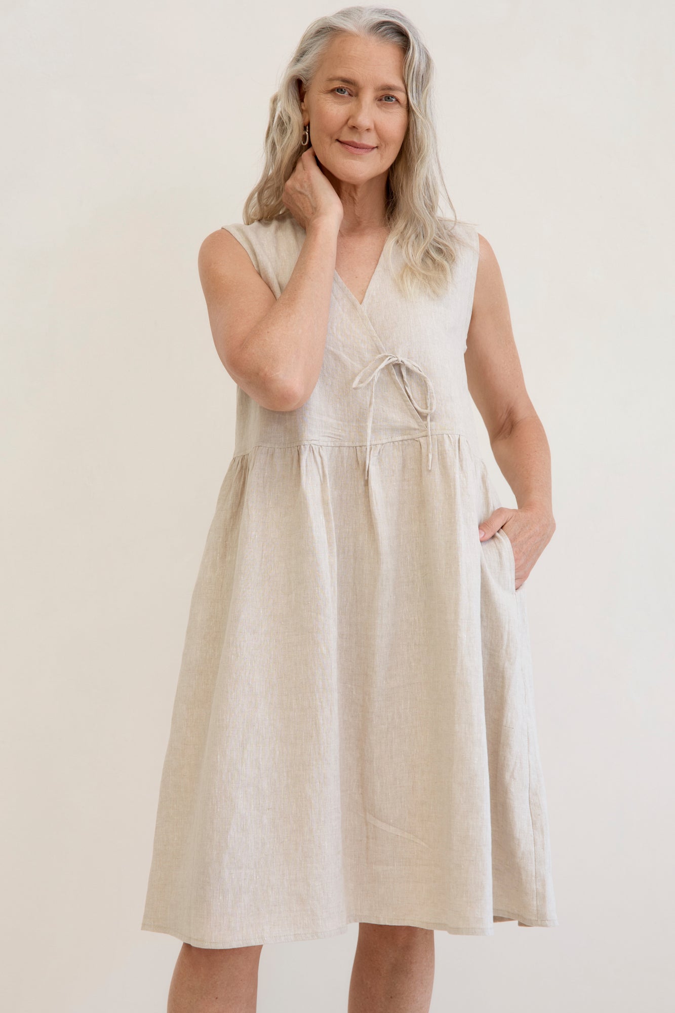 Tatum Linen Dress Natural
