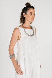 Dee Linen Jumpsuit Warm White
