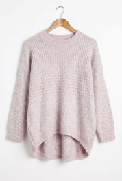 Marlo Wool Blend Jumper – Rose Fleck