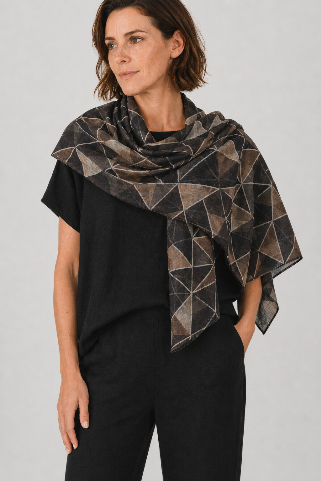 Midnight Mosaic Scarf