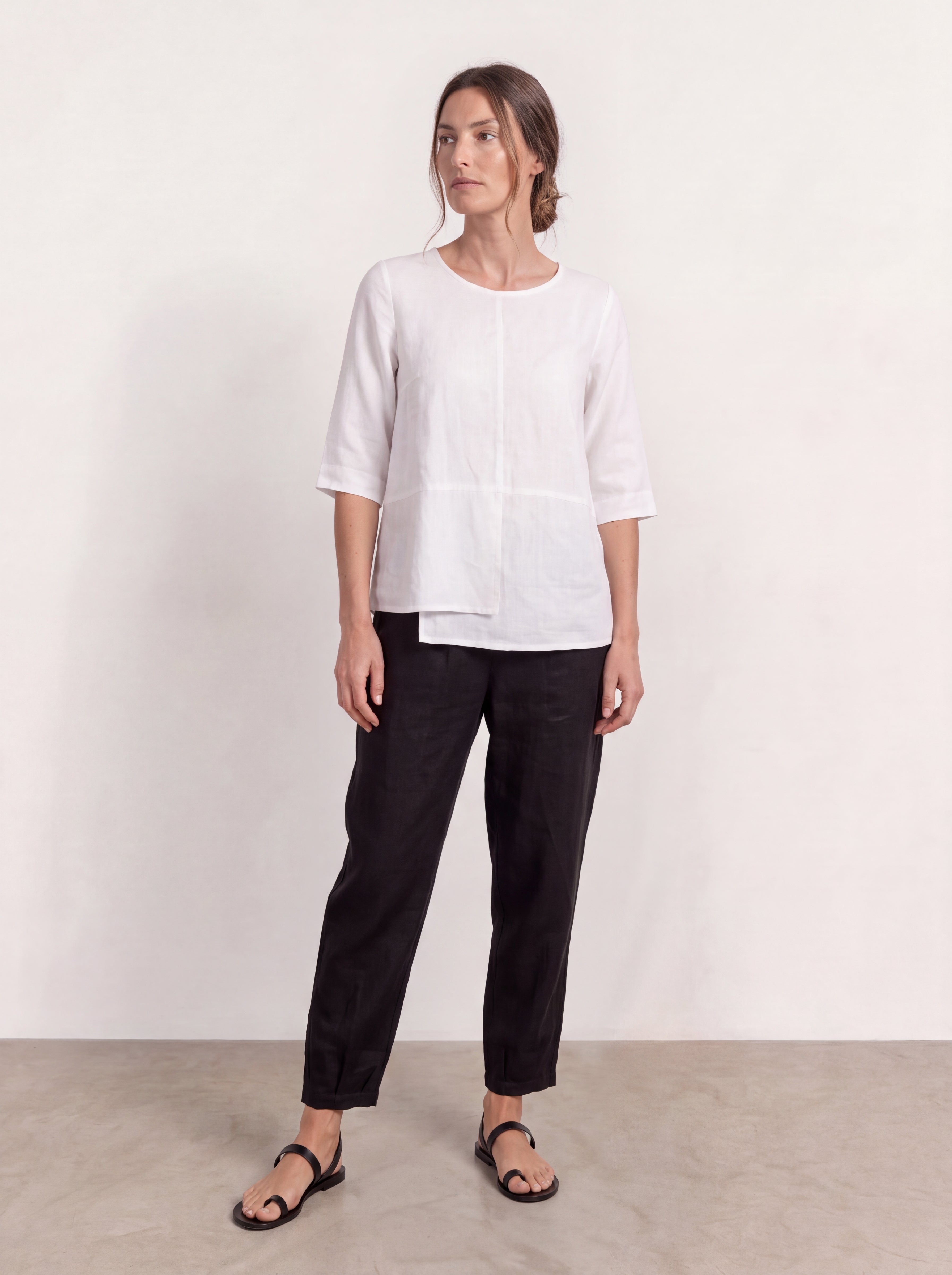Noosa Linen Pants Black