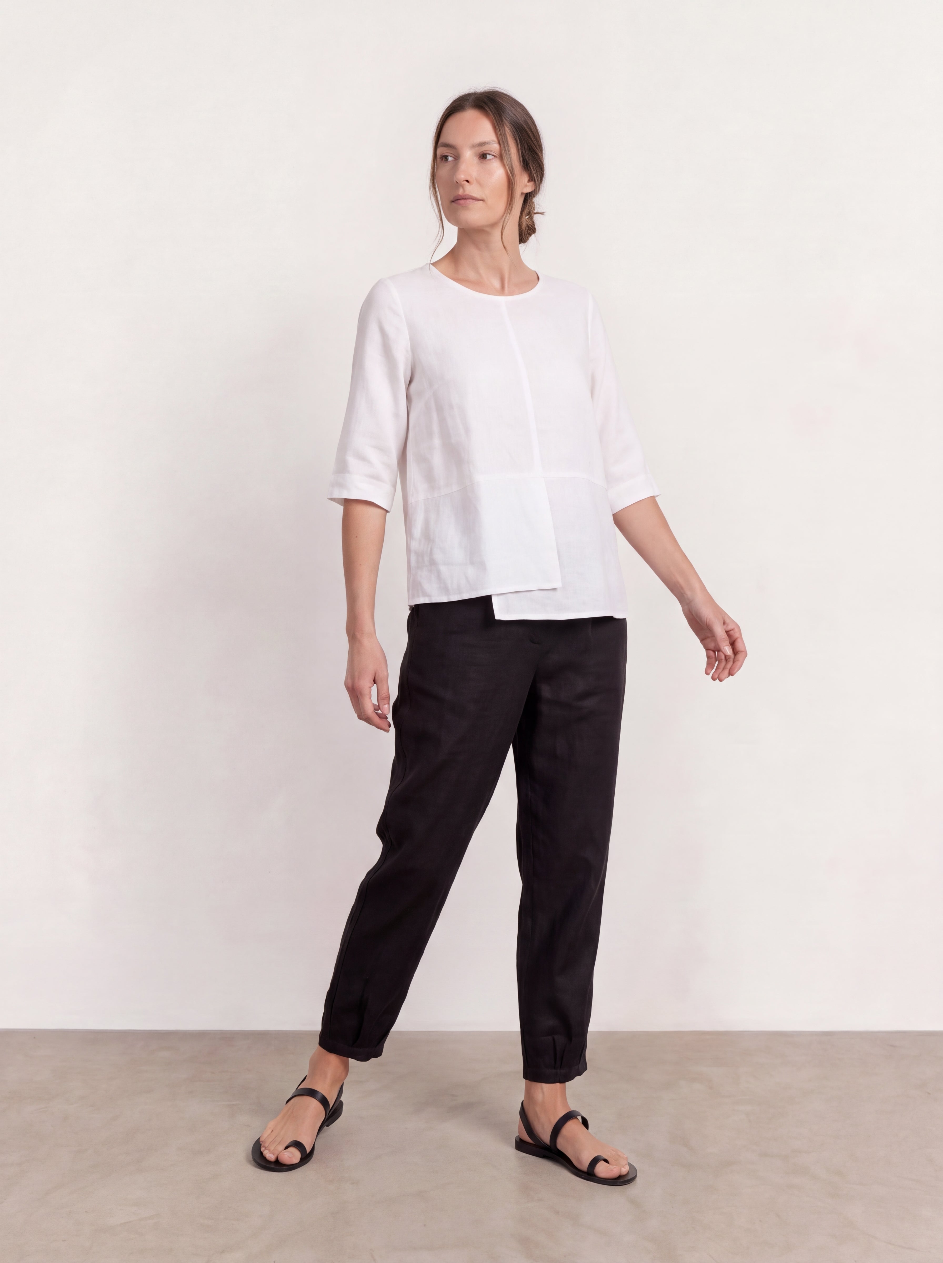 Noosa Linen Pants Black