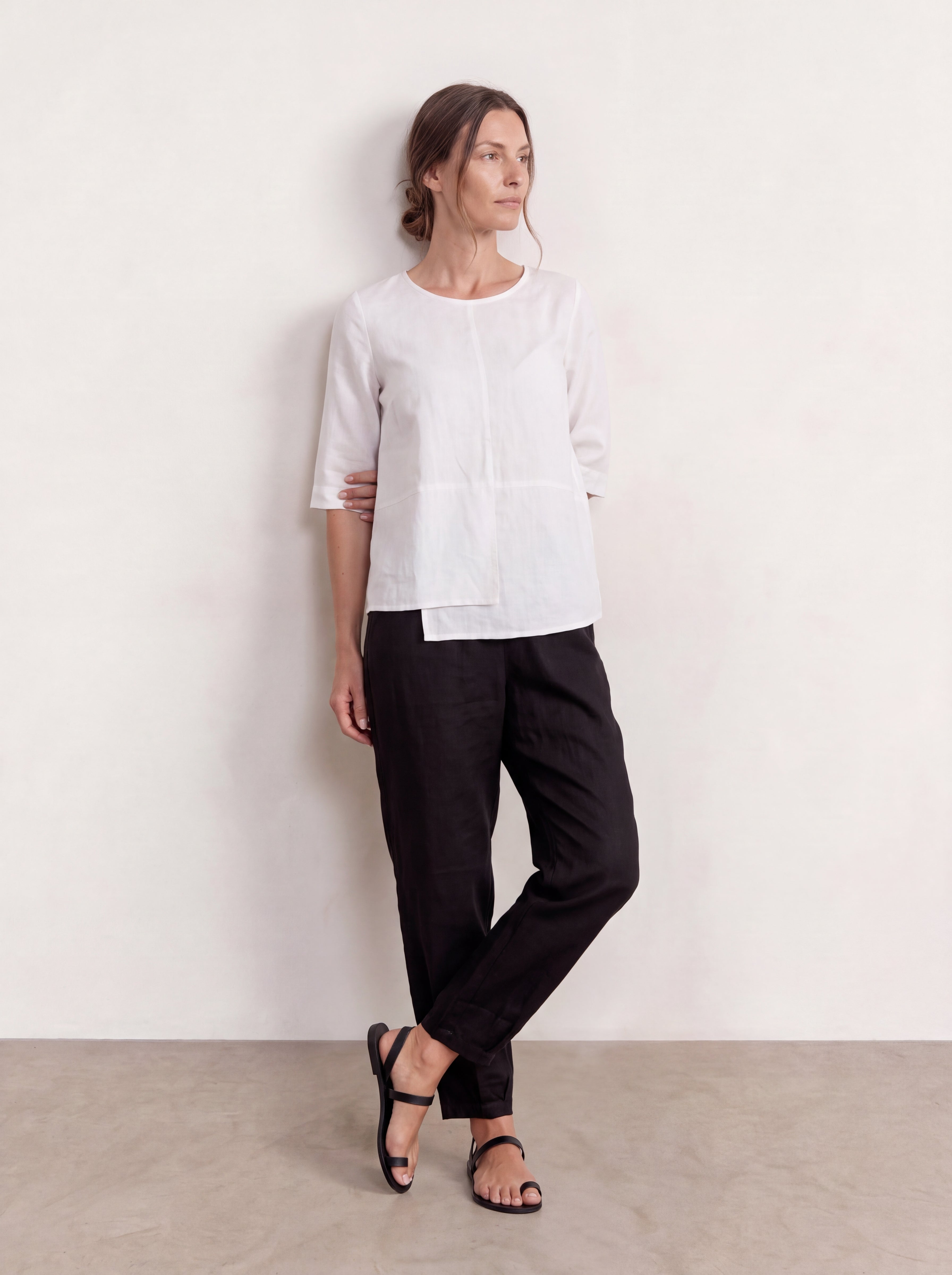 Noosa Linen Pants Black