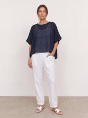 Noosa Linen Pants Warm White