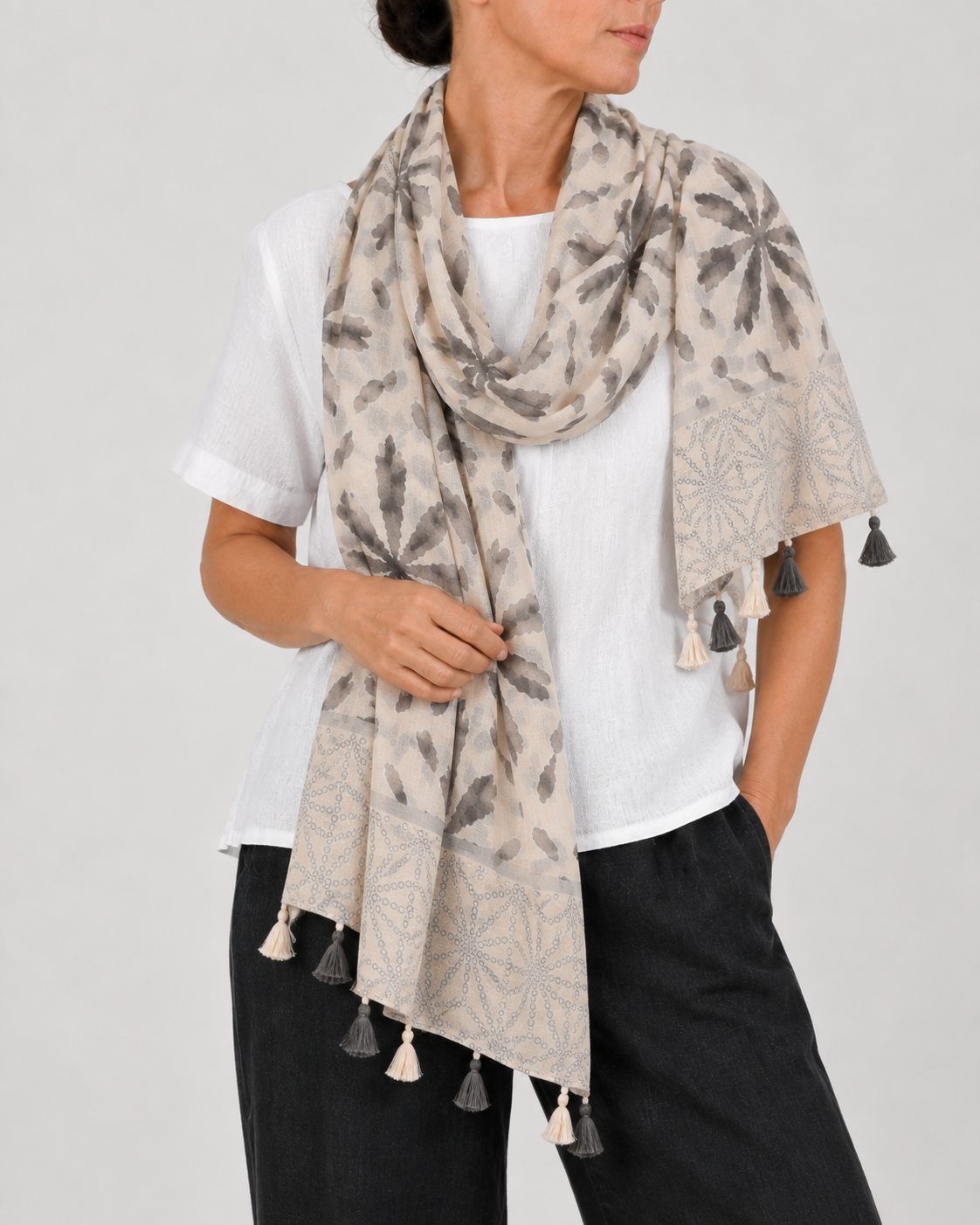 Natural Spring Scarf