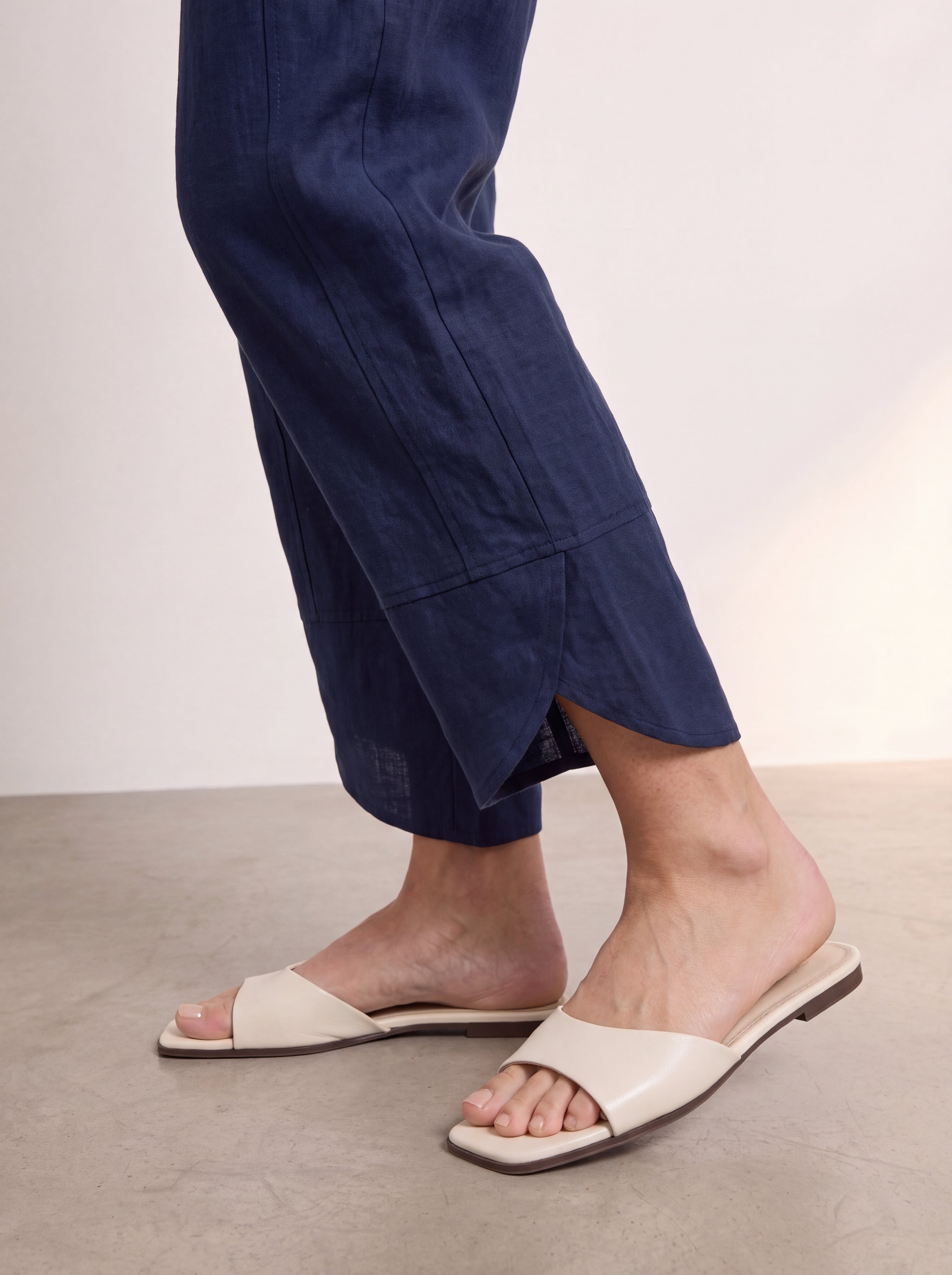 Palermo Linen Pants Navy