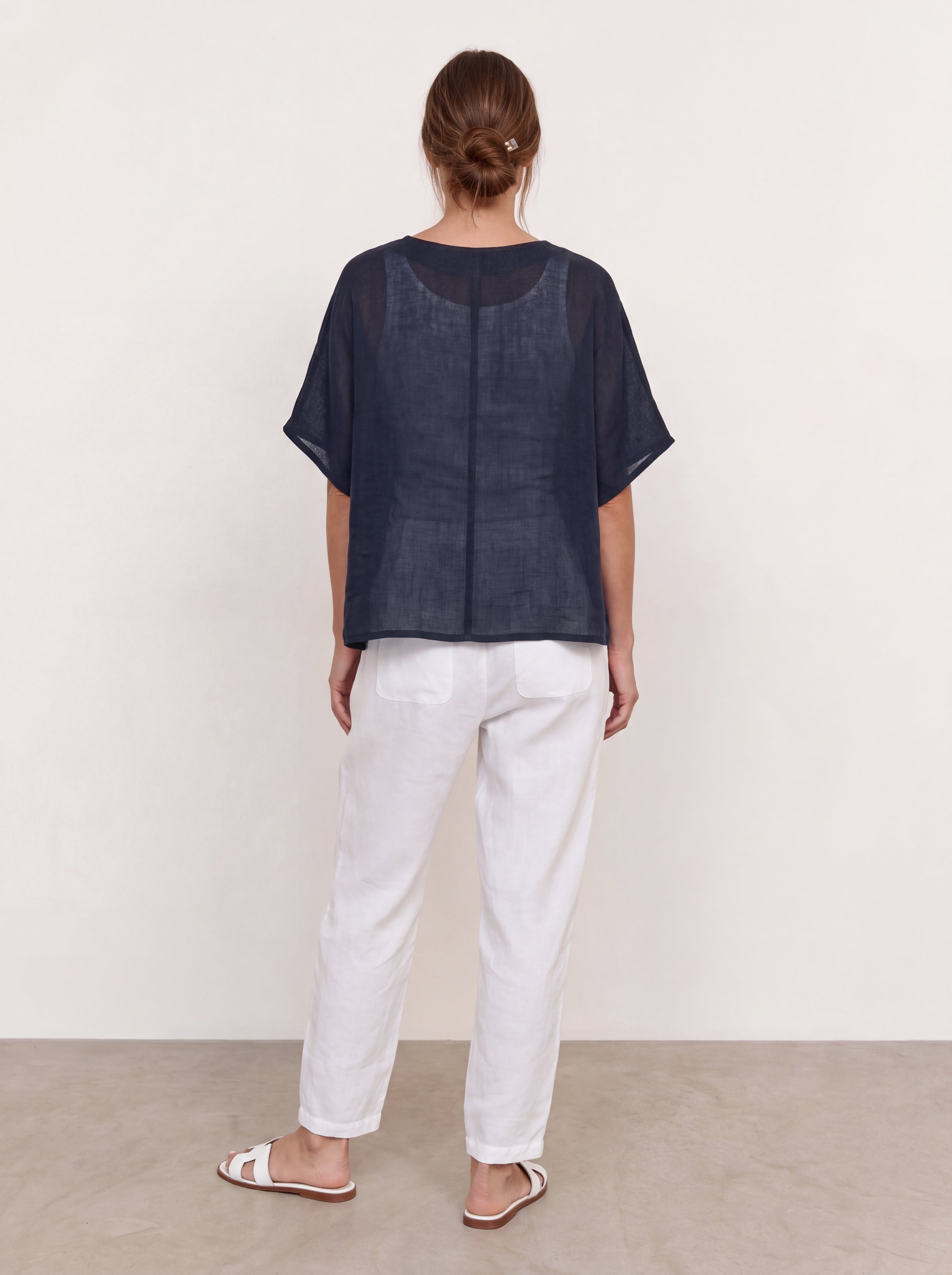 Noosa Linen Pants Warm White
