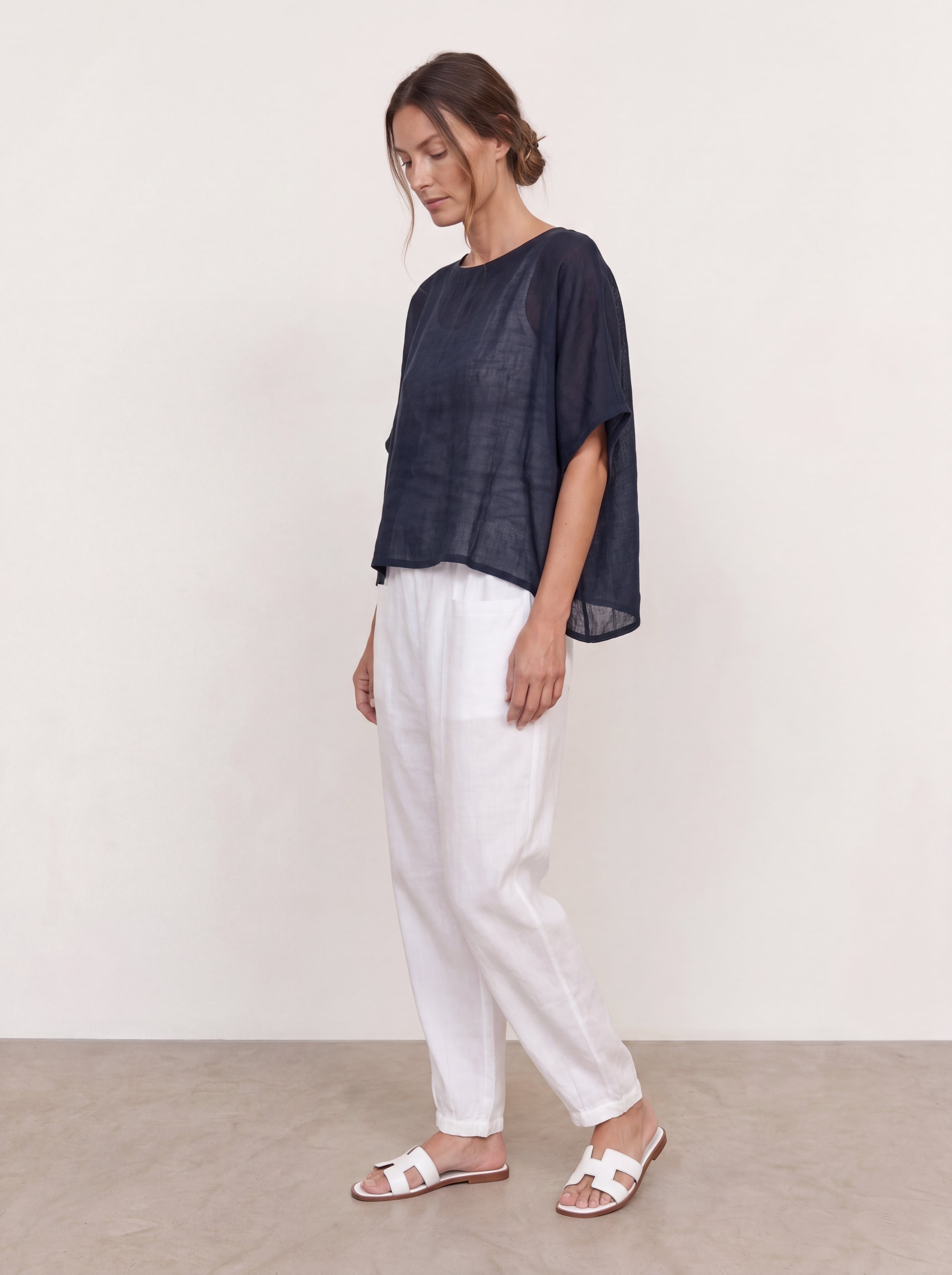Noosa Linen Pants Warm White