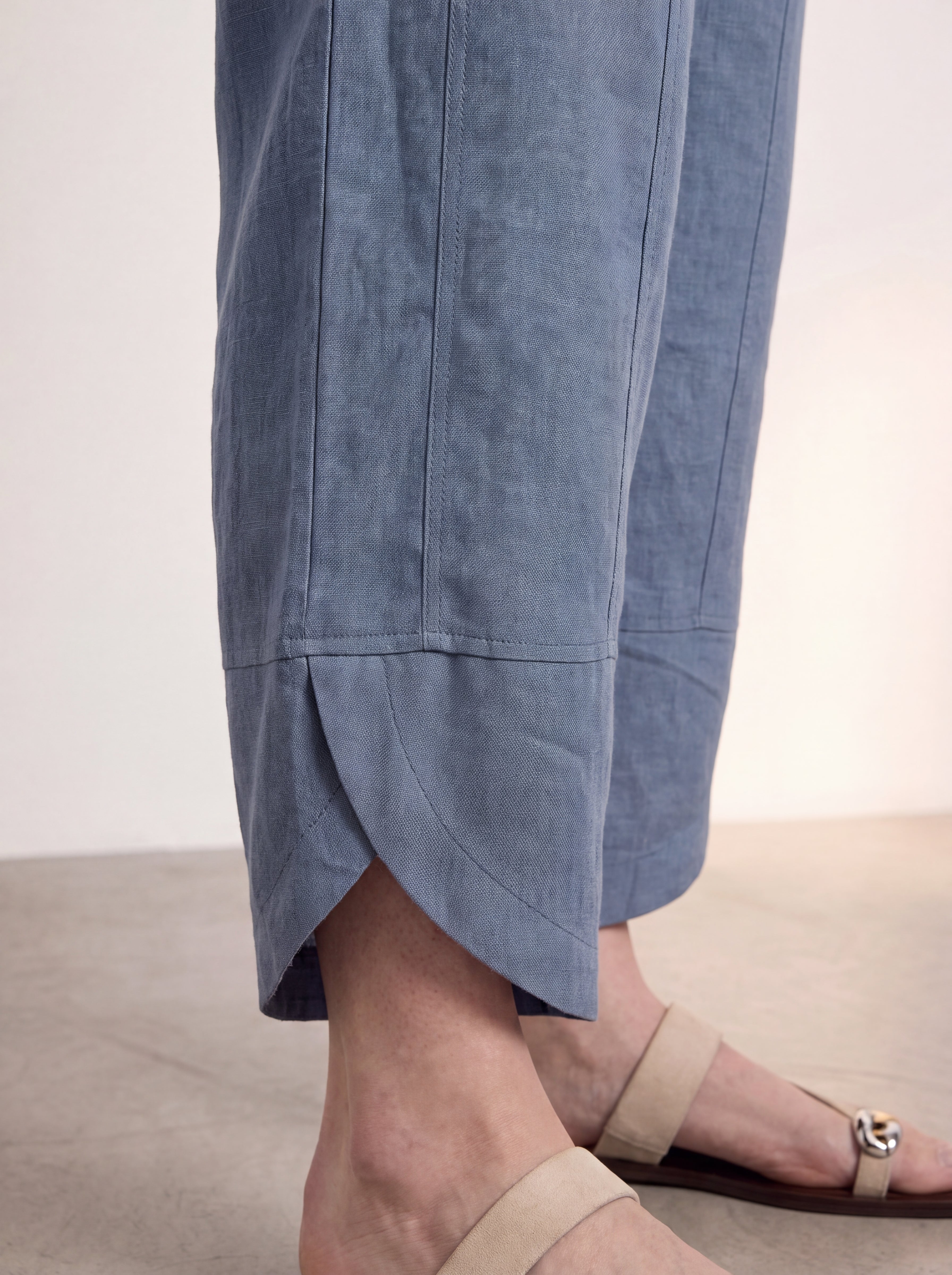 Palermo Linen Pants Steel