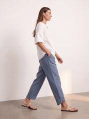 Palermo Linen Pants Steel