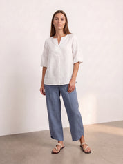 Palermo Linen Pants Steel