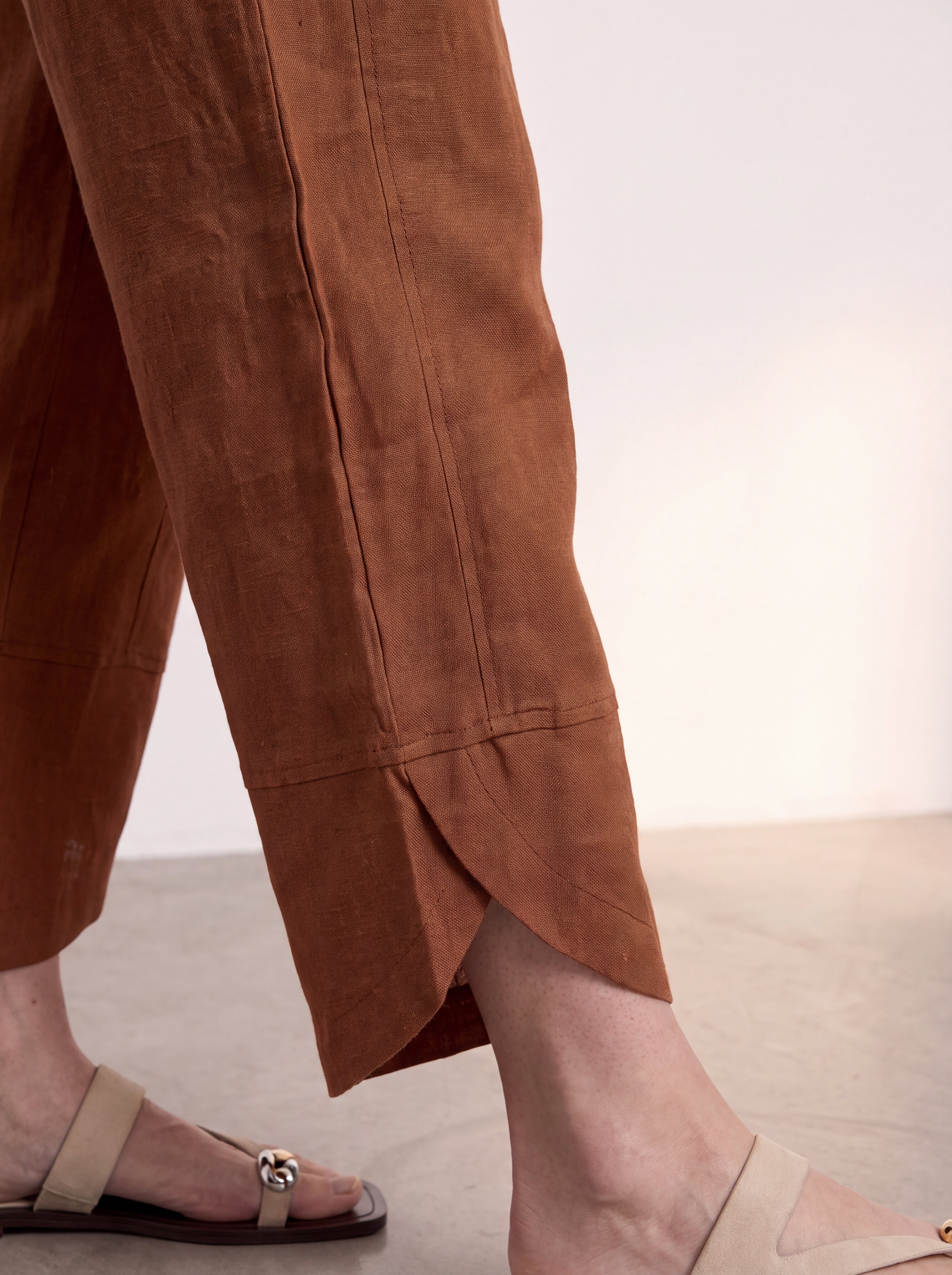 Palermo Linen Pants Bark