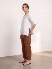 Palermo Linen Pants Bark
