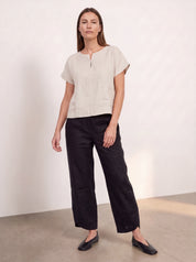 Palermo Linen Pants Black