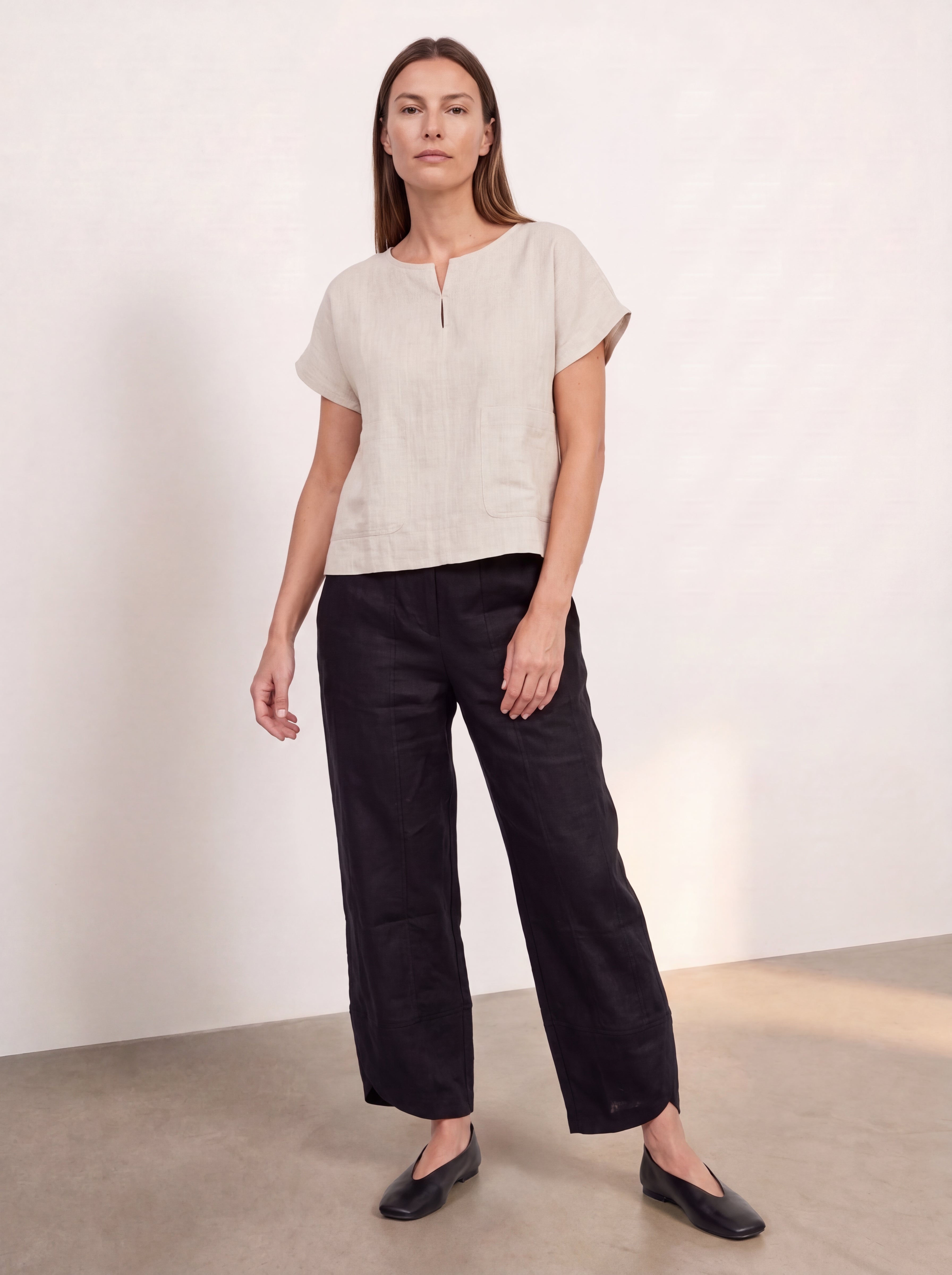 Palermo Linen Pants Black