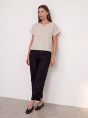 Palermo Linen Pants Black
