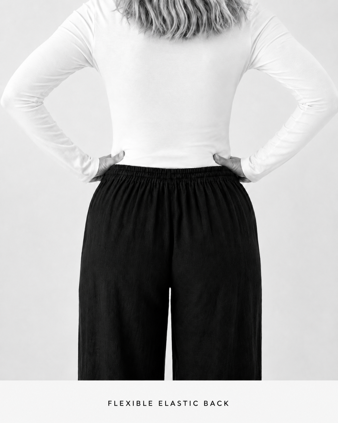 Paris Linen Pants Black