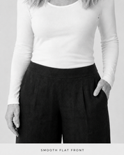Paris Linen Pants Black
