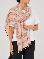 Pink Spring Scarf