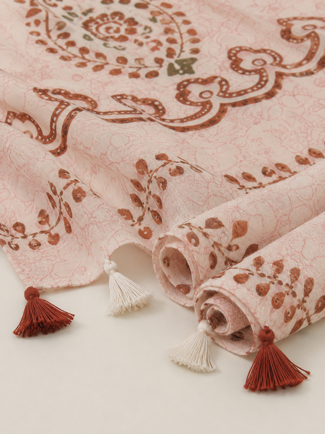 Pink Spring Scarf