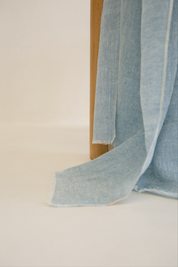 Linen Scarf Ice Blue