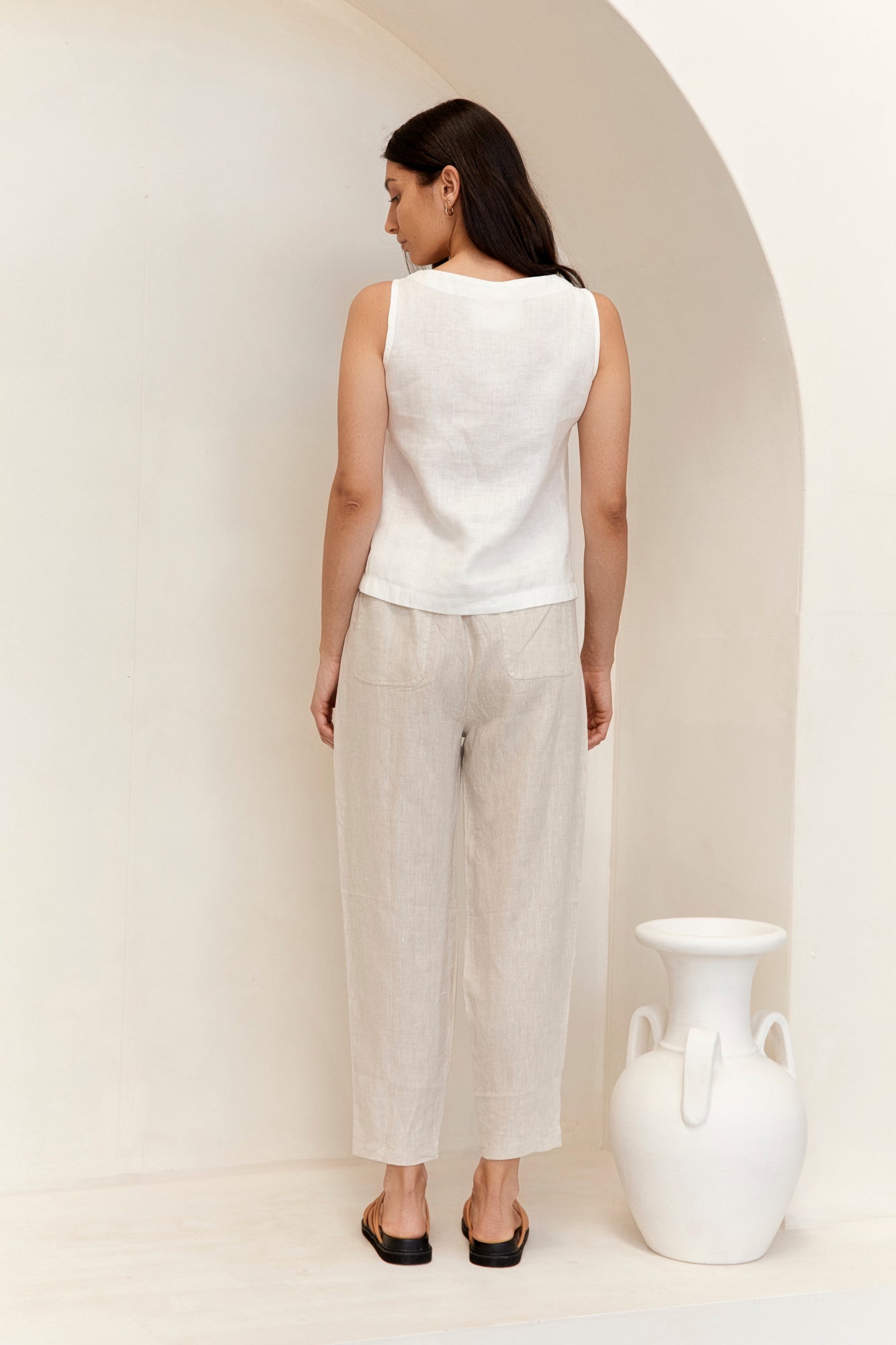 Noosa Linen Pants Natural