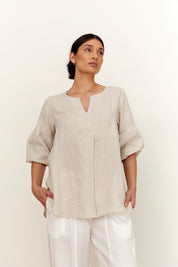 Clancy Linen Top Natural