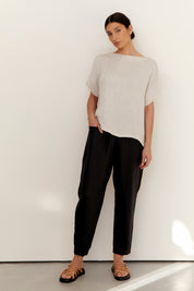 Noosa Linen Pants Black