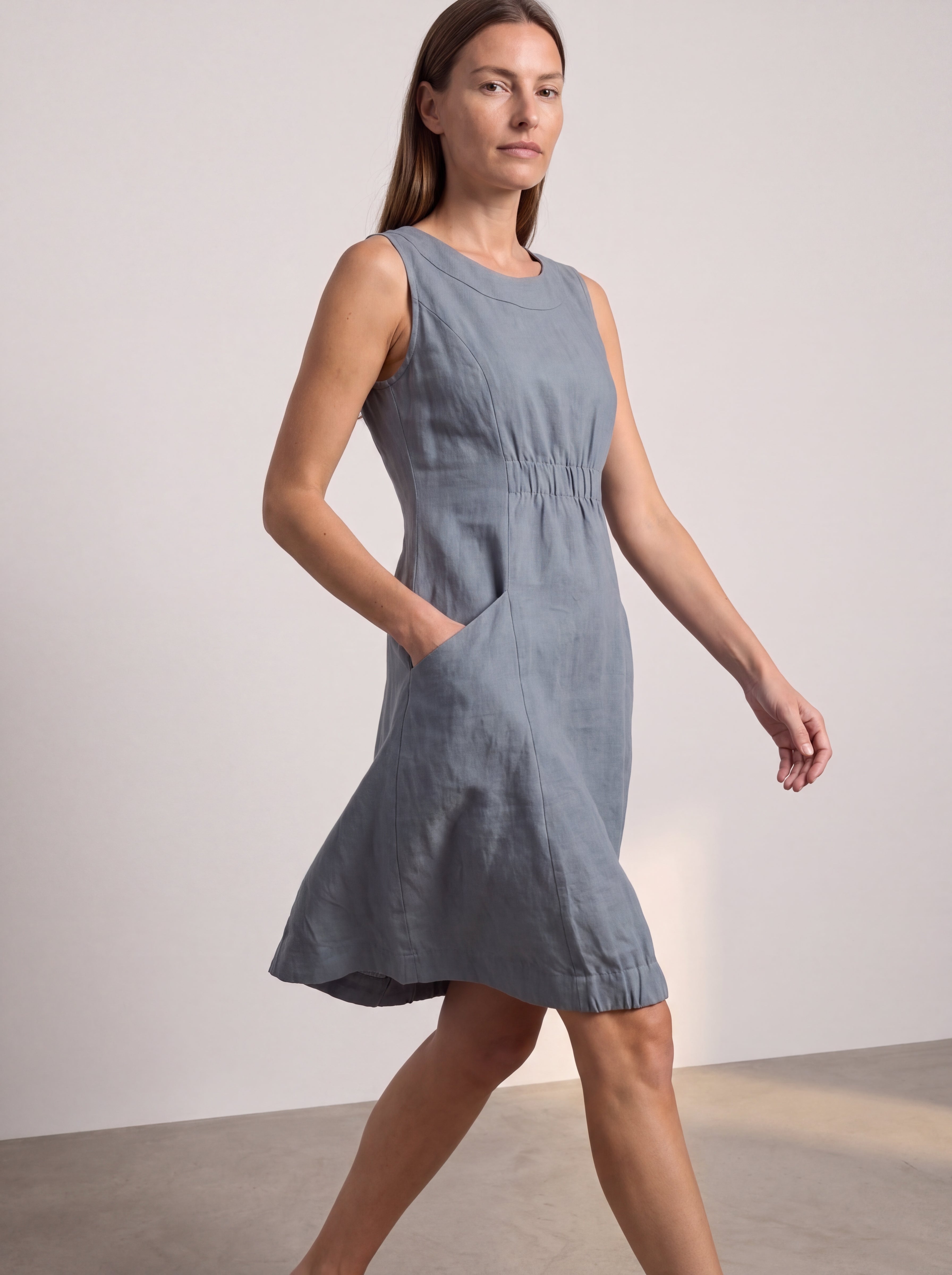 Lulu Dress Steel