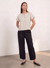 Palermo Linen Pants Black