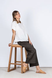Paris Linen Pants Charcoal