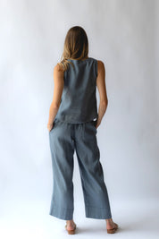 Shell Linen Top Steel