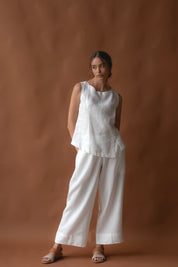 Shell Linen Top Warm White